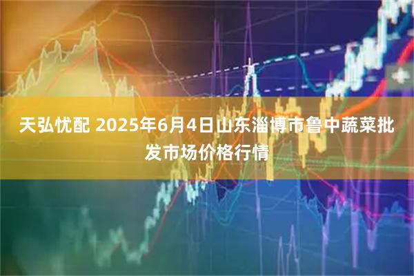 天弘忧配 2025年6月4日山东淄博市鲁中蔬菜批发市场价格行情