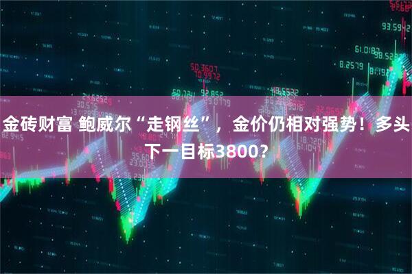 金砖财富 鲍威尔“走钢丝”，金价仍相对强势！多头下一目标3800？