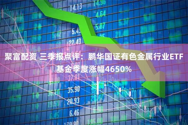 聚富配资 三季报点评:鹏华国证有色金属行业ETF基金季度涨幅4650%